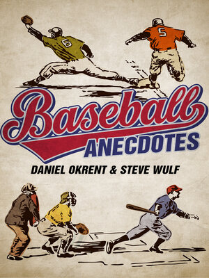 cover image of Baseball Anecdotes